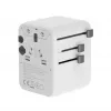 Gembird TPA-2A3C70-01-W adaptador de alimentação de viagem universal, 3x USB-C, 2x USB-A, 70 W, GaN, branco