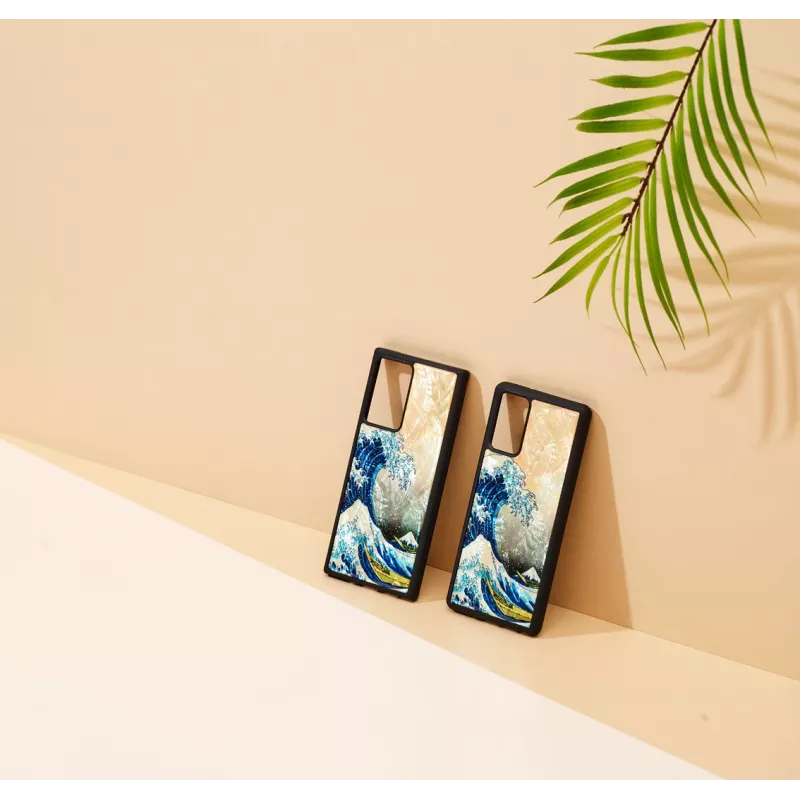 Capa de proteção iKins para Samsung Galaxy Note 20 com design Great Wave