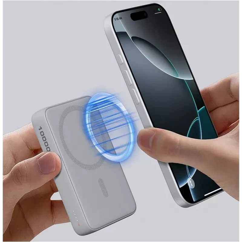 Powerbank portátil PB-MS04 branco 10000mAh