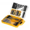 Conjunto DeWalt com 100 parafusos Pozidriv – conjunto de fixação, tamanhos sortidos para aplicações em madeira e metal