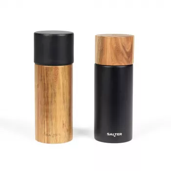 Saleiro e pimenteiro Salter BW12068EU7 preto com moagem ajustável