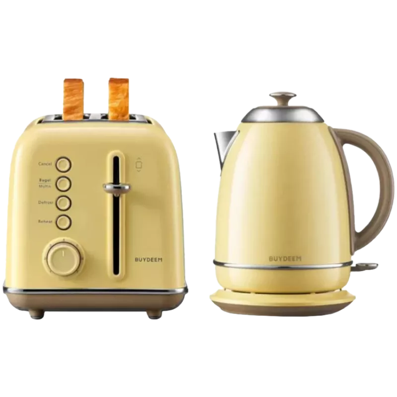 Torradeira de 2 fatias BUYDEEM, modelo DT620E, cor Mellow Yellow, UE