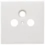 Tampa para tomada Axing SZU 2-01 - dimensões 80 x 80 mm compatível com BSD 963-xx (SZU 2-01)