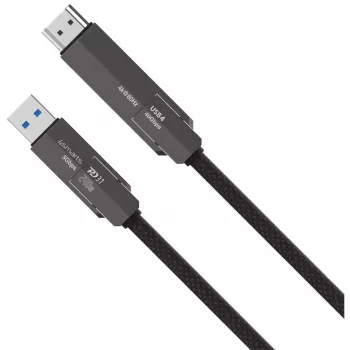 Cabo USB4 HDMI 4smarts ComboCord 240W 1,5 m – USB4 para HDMI, alimentação de 240W, comprimento de 1,5 m