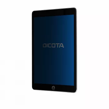 Dicota Secret - protetor de ecrã para tablet - com filtro de privacidade - 2 vias - adesivo - 10,2 inch - preto - para Apple iPad 10,2 inch (7.ª geração)