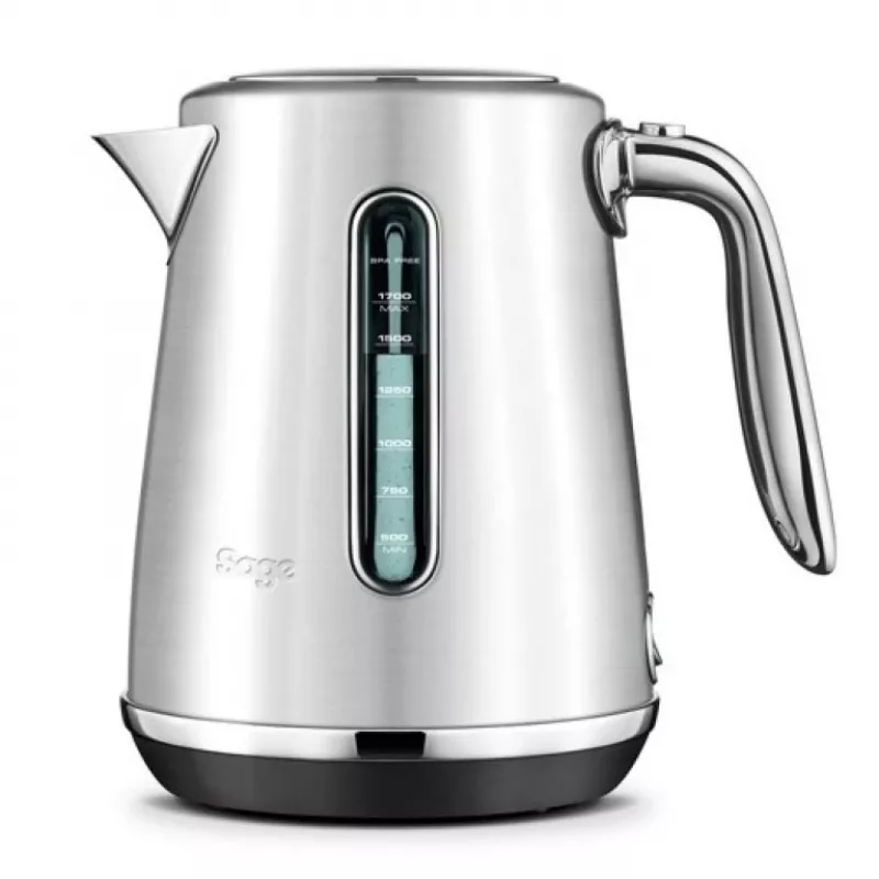 Sage SKE735 The Soft Top Luxe jarro elétrico sem fios, 1,7 l, 2400 W, aço inoxidável escovado