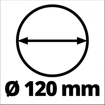 Broca Einhell 3437010 12 cm de diâmetro 800 mm de comprimento