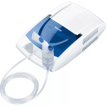 Inalador Beurer IH 21 nebulizador portátil, branco/azul