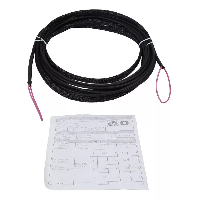 Synergy 21 cabo de fibra ótica trunk U-DQ ZN BH 4G 50/125 LC/LC OM4 130 m bobina - cabo - fibra multimodo