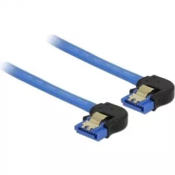 Cabo SATA DeLOCK 85096 0,3 m SATA 7 pinos preto azul