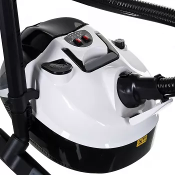 SV 7, limpa-vidros a vapor cilíndrico, 0,5 l, preto, cinzento, branco, botões, fixo, 50 cm