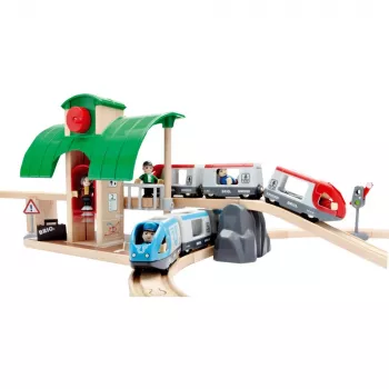 BRIO Ferroviário 33512 Conjunto de via de mudança de comboio