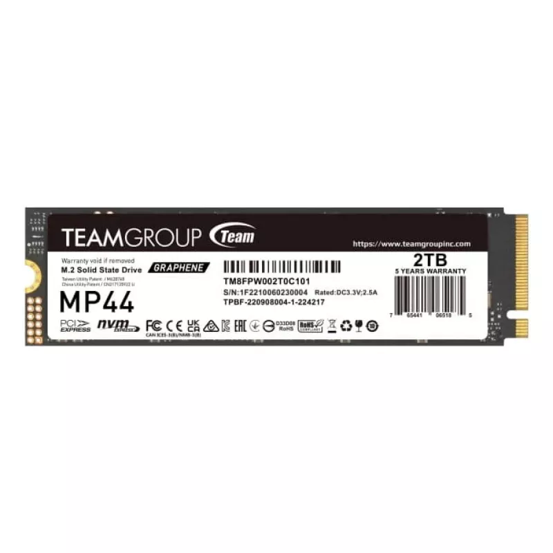 Unidade SSD Team Group 2 TB M.2 PCI Express 4.0 NVMe MP44