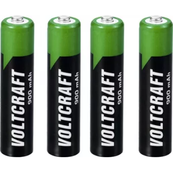 Bateria recarregável Voltcraft VC-16026040 Micro AAA NiMH 900 mAh 1,2 V 4 unid. (VC-16026040)
