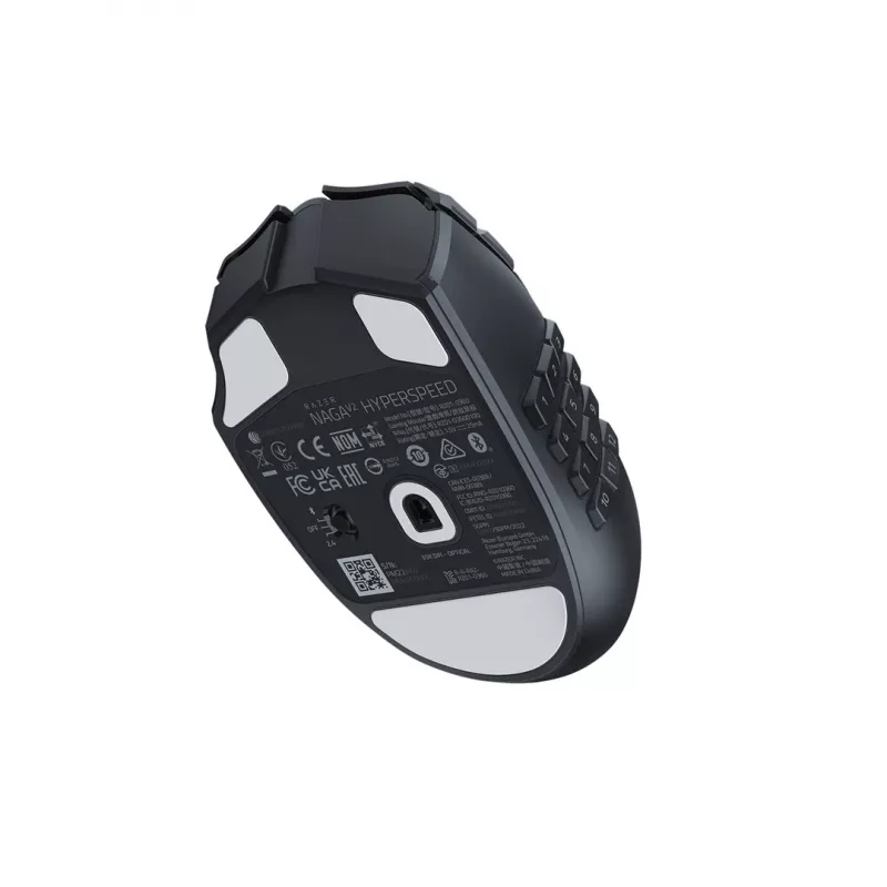 Razer Naga V2 HyperSpeed rato gaming sem fios, preto