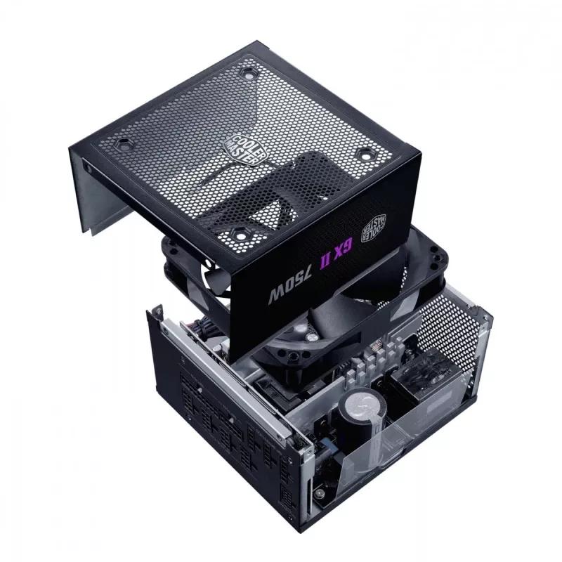 Cooler Master GX II Gold 750 ATX3.1 (750W), fonte de alimentação para PC, preto