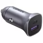 Carregador móvel Ugreen 40858 universal alumínio isqueiro carregamento rápido automóvel
