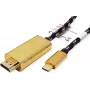 ROLINE 11.04.5844 Adaptador gráfico USB 3840 x 2160 píxeis preto - dourado (11.04.5844)