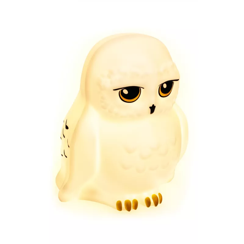 Candeeiro de mesa Paladone Hedwig Light V3 – luz de cabeceira LED em forma de coruja Hedwig