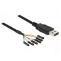 Cabo USB DeLOCK 1,8 m USB2.0-A/TTL 6 pinos Preto