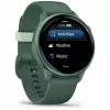 Smartwatch GARMIN vívoactive 6 – relógio desportivo, caixa de alumínio/polímero de 42 mm, AMOLED 1,2 polegadas, GPS, 5 ATM, HR ótico, SpO2, 8 GB, verde