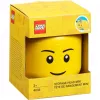 Cabeça de armazenamento LEGO «Boy» mini da Room Copenhagen – caixa de armazenamento para peças pequenas e brinquedos