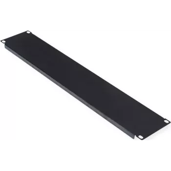 Tampa cega ROLINE 19 polegadas 2U preto aço 480 mm