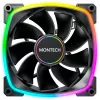 Ventoinha de caixa MONTECH RX140 PWM 140mm ARGB Reverse-Blade - preta