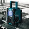 Rádio portátil Makita DMR301 — DAB/DAB+/FM/AM, USB-A, 18V Li-Ion, resistente a salpicos