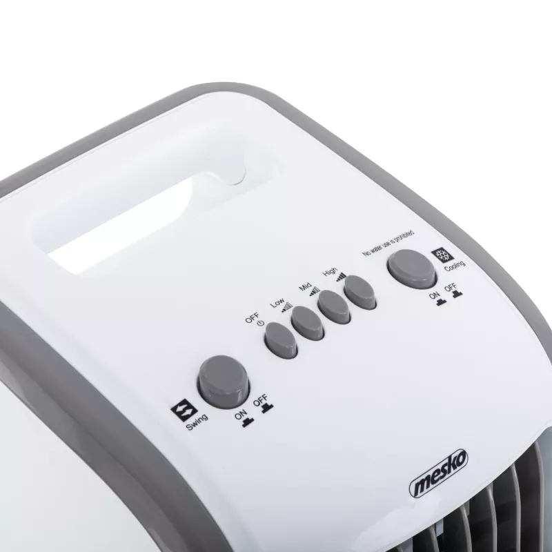Arrefecedor de ar Mesko MS 7918 3em1, autónomo, 3 modos de funcionamento: arrefecimento, purificação, humidificação, branco