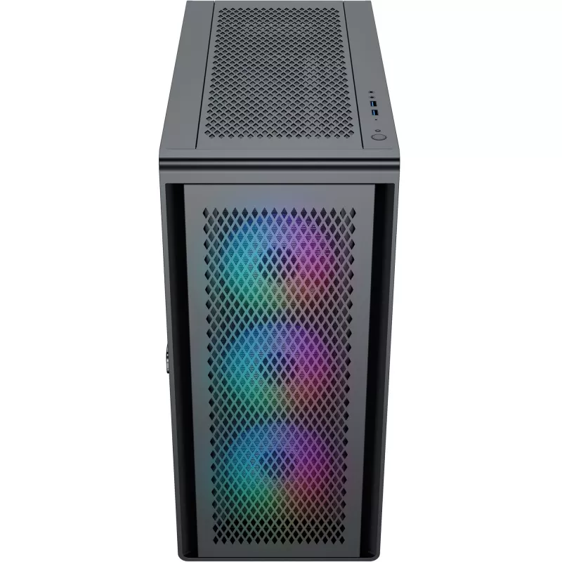 Caixa de PC Silentware Air 100 preto — caixa mid-tower compatível com ATX, preto