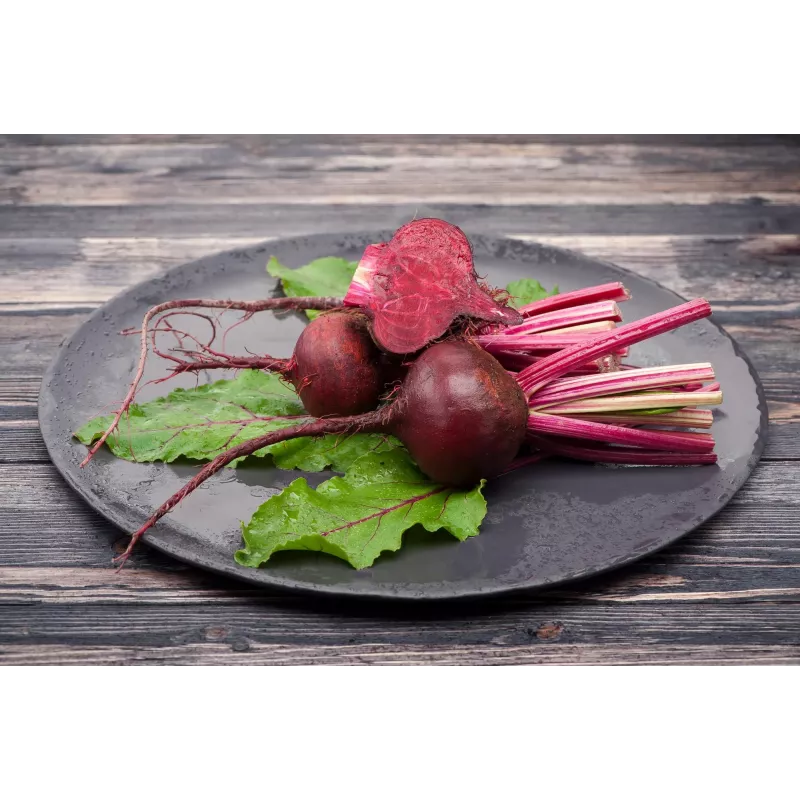 Sementes de hortícolas beterraba vermelha escura Toraf, pacote 20g