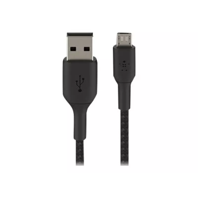 Cabo USB Belkin CAB007bt1MBK 1m USB A Micro-USB A Preto