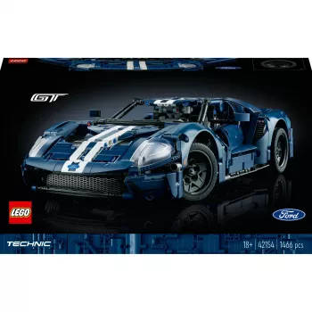 LEGO 42154 Technic 2022 Ford GT Conjunto de construção de modelo para adultos