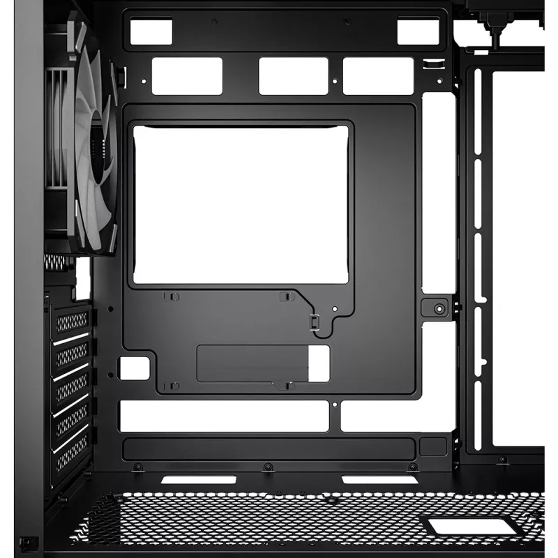 Sharkoon MK4W RGB Strip Micro Tower preto