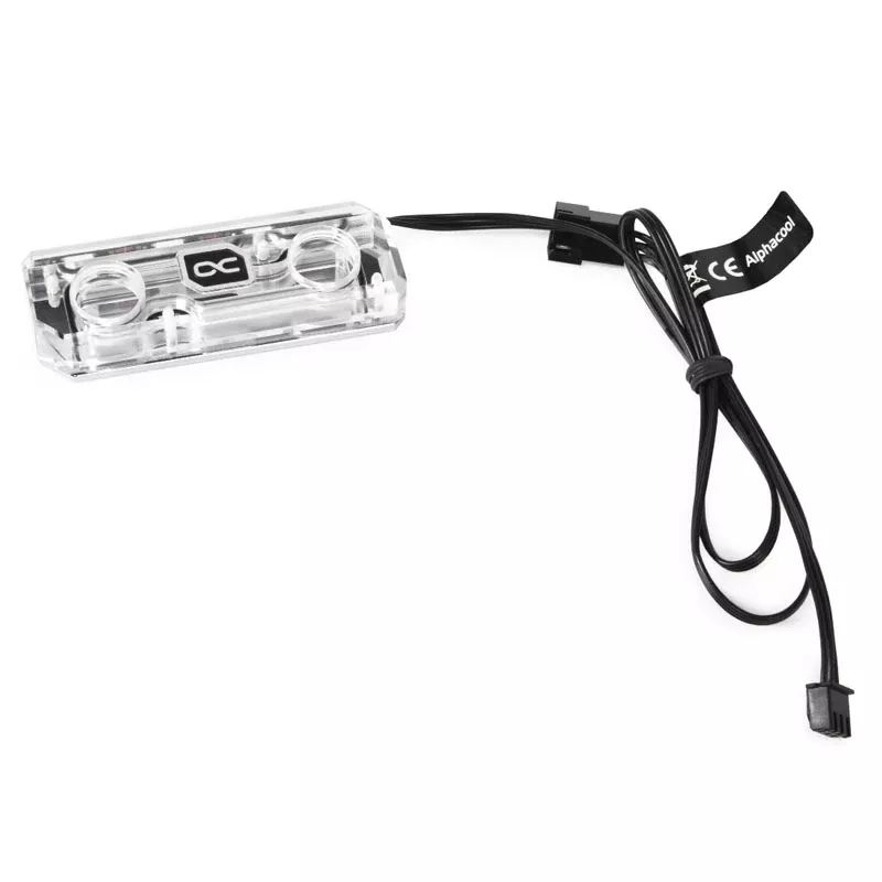 Dissipador de água para SSD Alphacool HDX Apex M.2 2280, acrílico aRGB