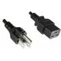 Cabo de alimentação Microconnect PE110518 preto 1,8 m conector fêmea C19