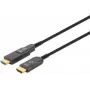Manhattan cabo HDMI para Micro HDMI Plenum-Rated, 4K@60Hz (Premium High Speed), 100 m, ativo, ficha HDMI removível (Type-A), ficha macho para ficha macho, preto, contactos dourados, garantia vitalícia