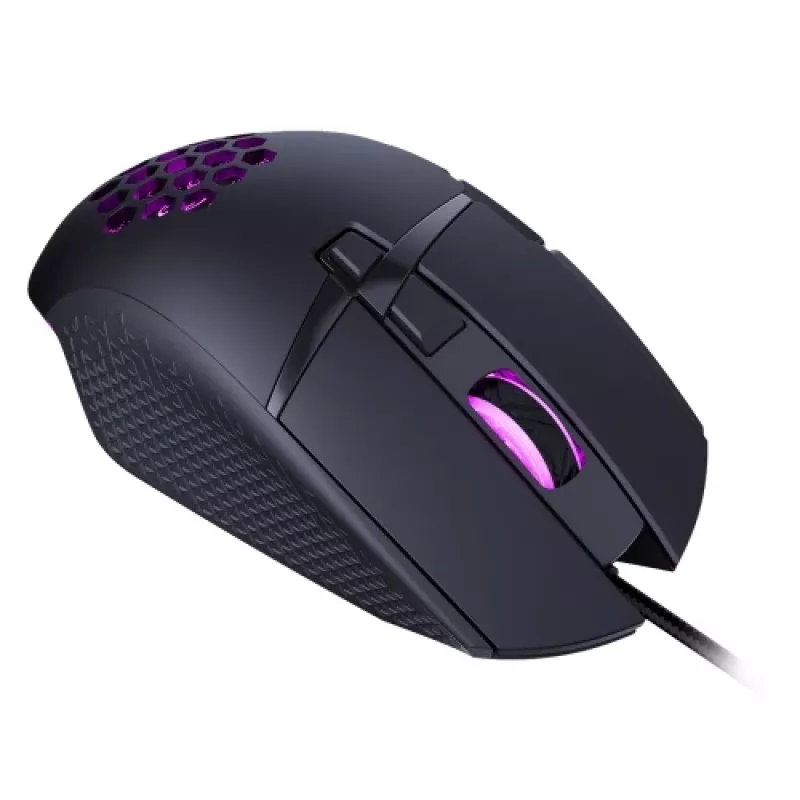 Rato com fio Lumi Legend WM03G-16, USB Type-A, ótico, 7200 DPI, Juoda