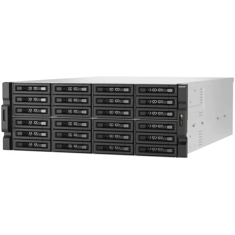 QNAP - TL-R2400PES-RP - conjunto de discos - 24 baías (SATA-600 / SAS-3) SAS 12Gb/s (externo) montável em rack 3U