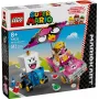 Conjunto de brinquedo de construção LEGO 72038 Super Mario Mario Kart Wario King Buu Huu – figuras de personagens e elementos de pista