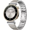 Huawei WATCH GT 4. Diagonal do ecrã: 3,35 cm (1.32), tecnologia do ecrã: AMOLED, resolução do ecrã: 466 x 466 píxeis. Memória flash: 32 GB. WLAN. GPS. Autonomia da bateria