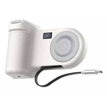 Suporte ativo para telefone Belkin Stage PowerGrip — para telemóveis, 9300 mAh, areia