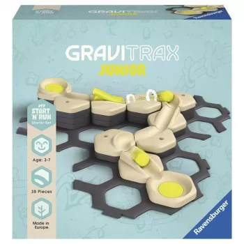 Ravensburger GraviTrax Junior conjunto inicial S Start & Run brinquedo de pista de berlindes (27531)