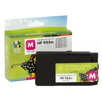 Cartucho de tinta compatível Static Control HP 953XL (F6U17AE), Magenta (Novo chip)