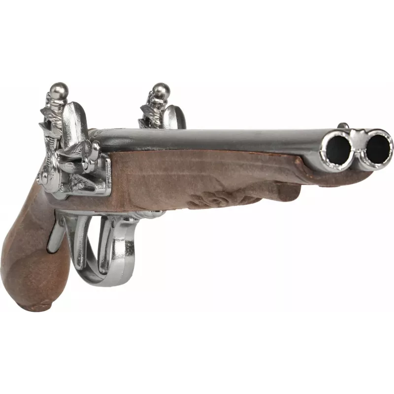 Pistola de pirata de metal brinquedo Pulio modelo 15541/0 com design realista
