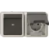 GIRA 417730 combinação interruptor/tomada horizontal K (417730)