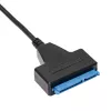 Cabo adaptador SATA para USB-A 3.0 Akyga AK-CA-86 para unidades de 2,5 polegadas, 0,3 m, preto
