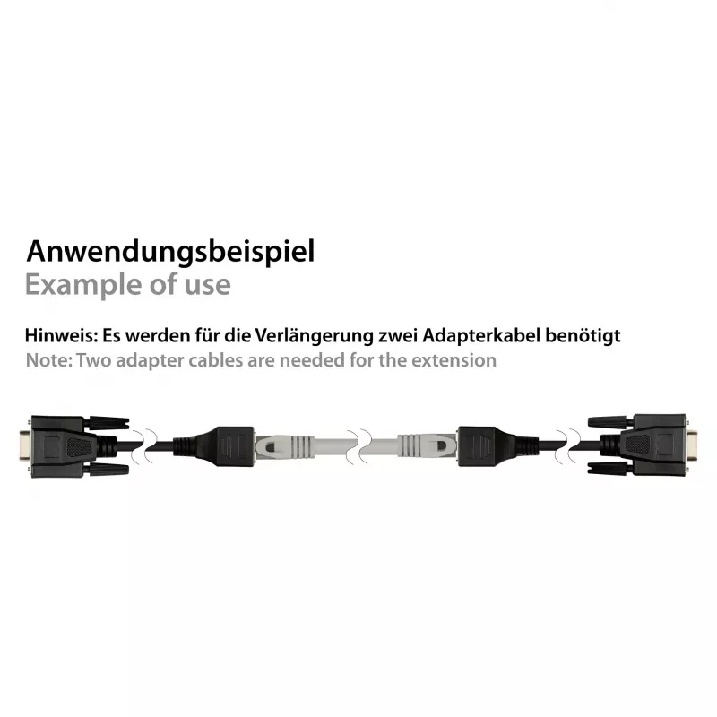 Cabo adaptador Good Connections RJ45 para RS232 série