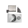 Espremedor elétrico Jata JECF1820 600 W design compacto, espremedor de citrinos e frutos macios para bancada